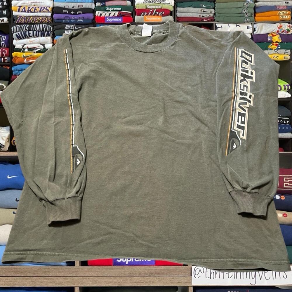 Vintage 90s quiksilver Surf Sweater/Shirt Large